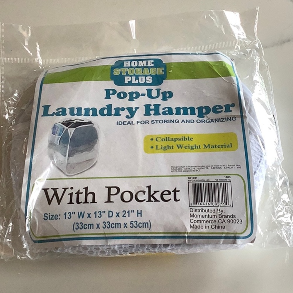 NEW 🧺 Home storage plus Pop Up Hamper